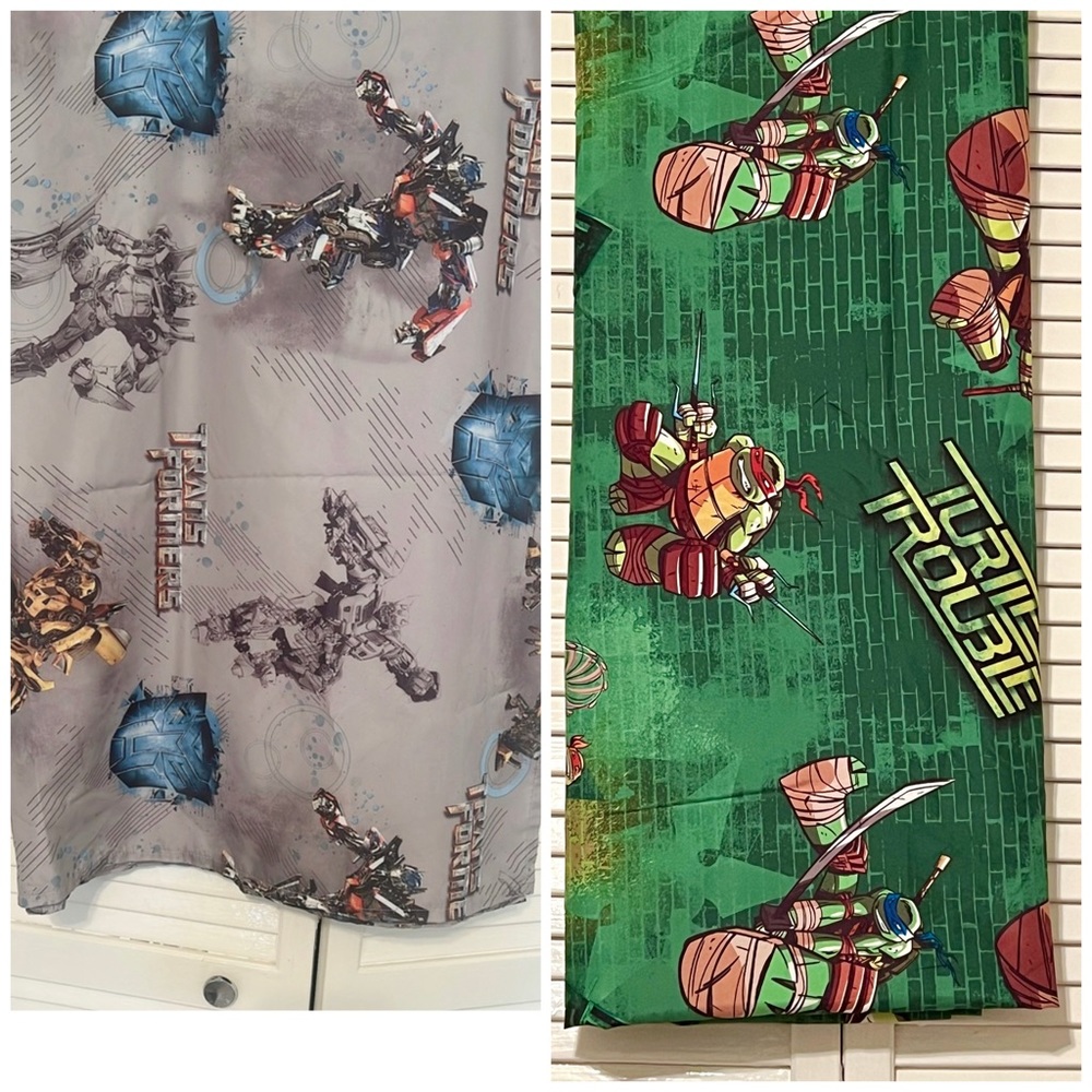Bundle turtle trouble Transformers Dark of moon two flat twin bed kids bedding